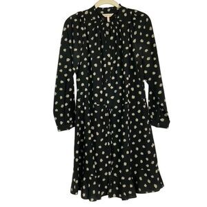Rebecca Taylor long sleeve dandelion dress size 6. 100% silk, drawstring waist